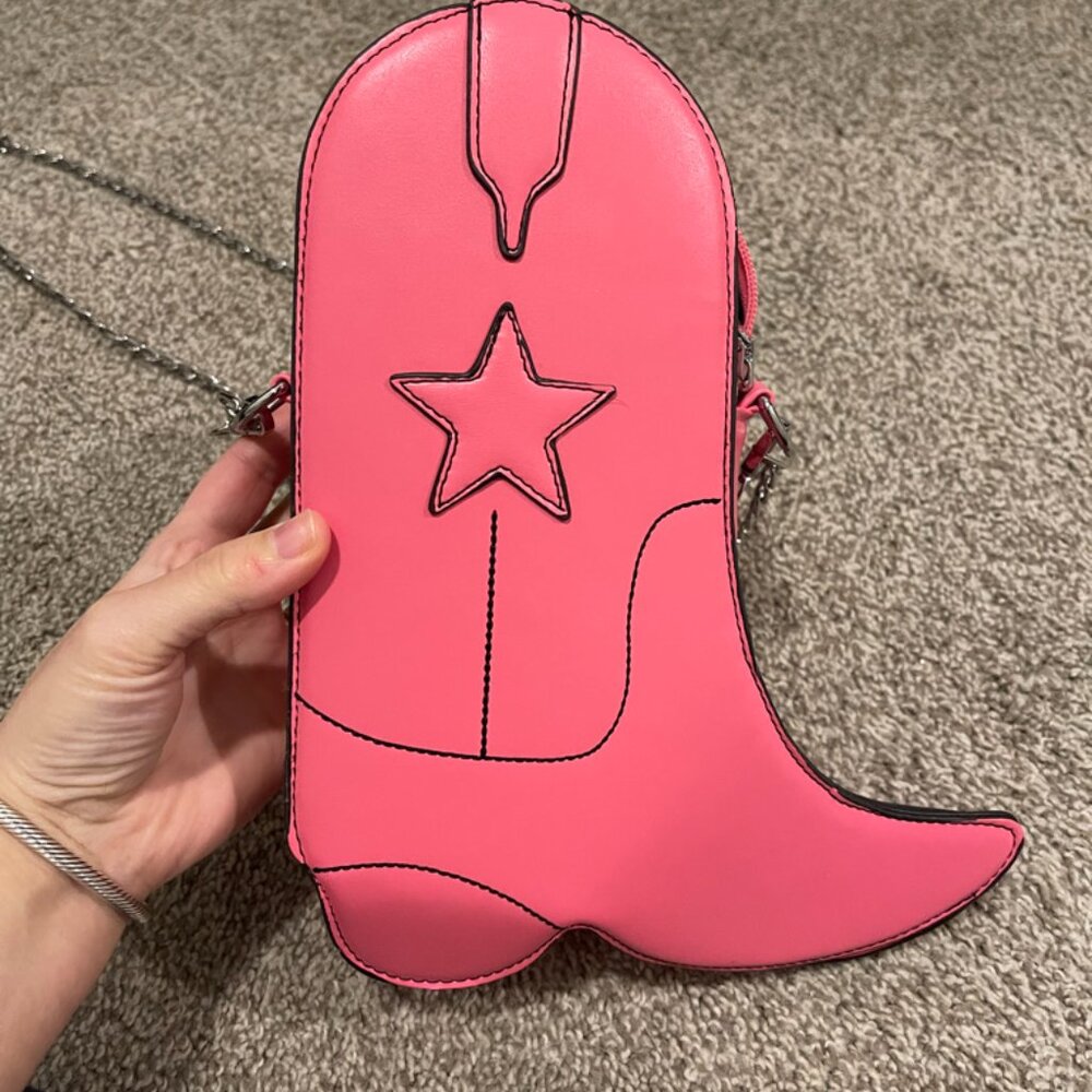 Pink Boot Purse